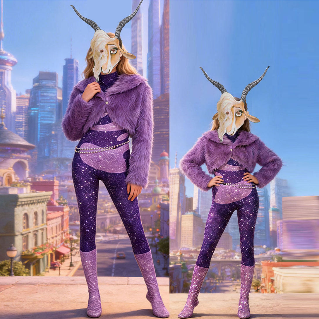 疯狂动物城夏奇羊夏奇拉皮草套装女歌手舞台服儿童大人成人亲子装,模玩/动漫/周边/娃圈三坑/桌游,万圣/圣诞/儿童节用服饰,淘宝优惠券,粉丝福利购,淘宝优惠卷