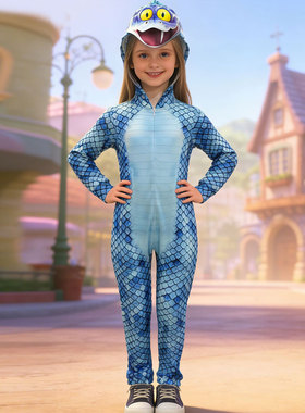 疯狂动物城2蛇盖瑞Gary卫衣连体衣 cos表演服儿童大人成人春秋冬