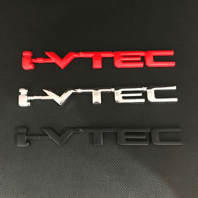 适用于本田车贴飞度i-VTEC金属尾标 思域雅阁CRV汽车改装车贴侧标