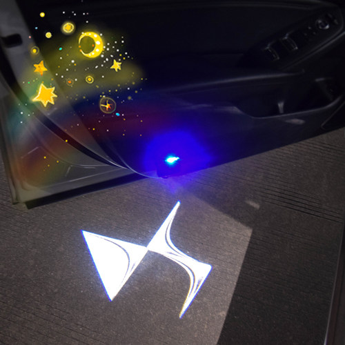 适用DS4 DS5 DS6 DS7 充电无线迎宾灯开门感应氛围投影车门照地灯