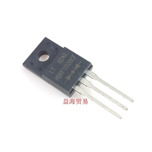 10个 肖特基二极管 MBRF10100CT 全新原装 MBR10100FCT 三极管10A