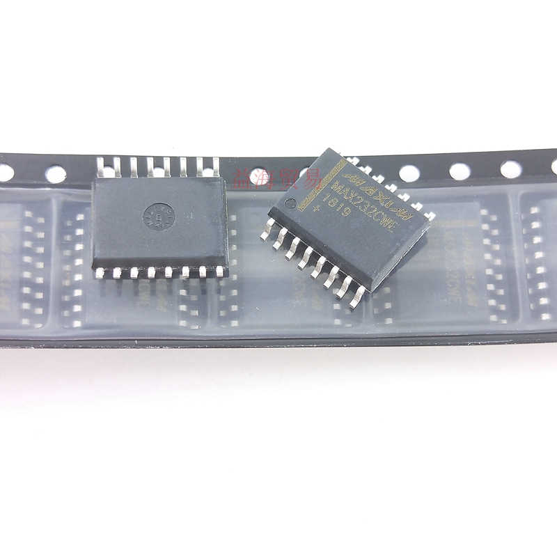 MAX232CWE 贴片SOP16 全新原装进口 RS232 收发器芯片 IC集成电路
