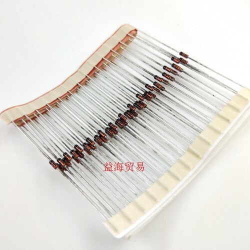 BZX55C3V0 稳压二极管3V 0.5W 直插 DO35 玻璃封装 BZX55C3V0-TR