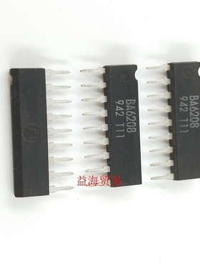 BA6208 全新原装  BA6208F-E2 芯片直插SIP-9 电桥驱动器内部开关