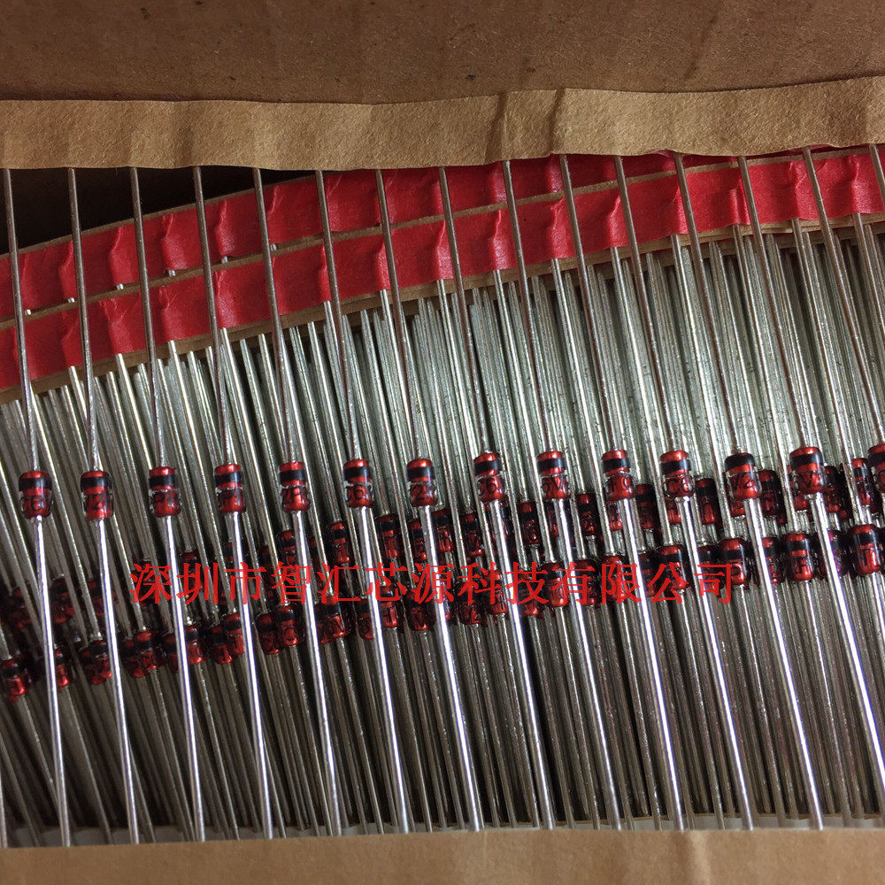 10个 直插二极管   BZX85C2V7  1W 2.7V  实图拍摄直接拍买