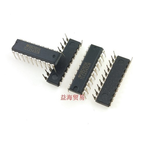 TLC2543CN 直插 TLC2543 全新原装 12位模数转换器 芯片 DIP-20