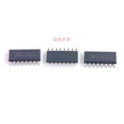 10个 TM1650 全新原装 SOP16 8*4位驱动数码管芯片 贴片16脚 IC