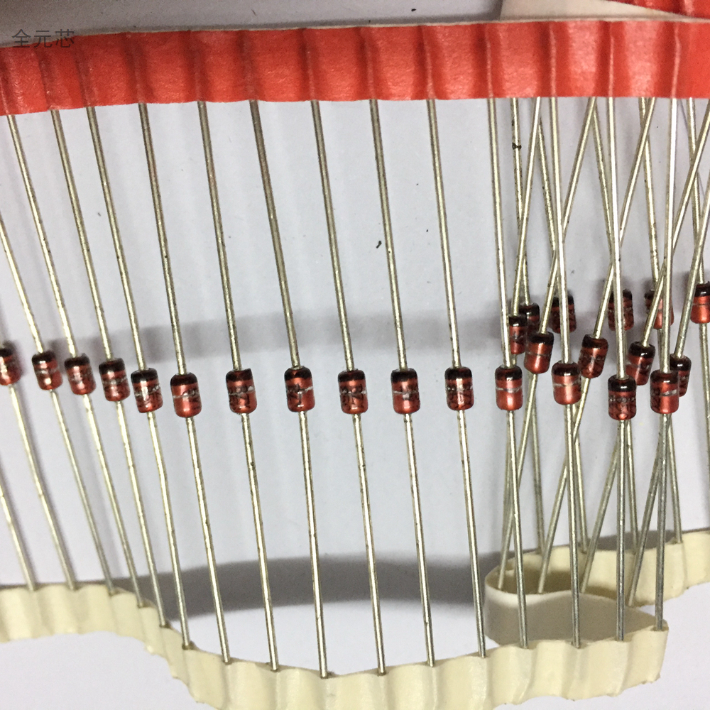 10个 BZV85C6V2 稳压二极管 1.3W 6V2 6.2V 全新原装 直插DO41玻