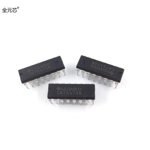 SN75175N 芯片 75175芯片 DIP16直插十六脚 四路差动线路接收器