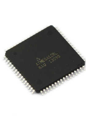 全新 贴片 ATMEGA128L-8AU 8位微控制器 128K闪存 64-TQFP