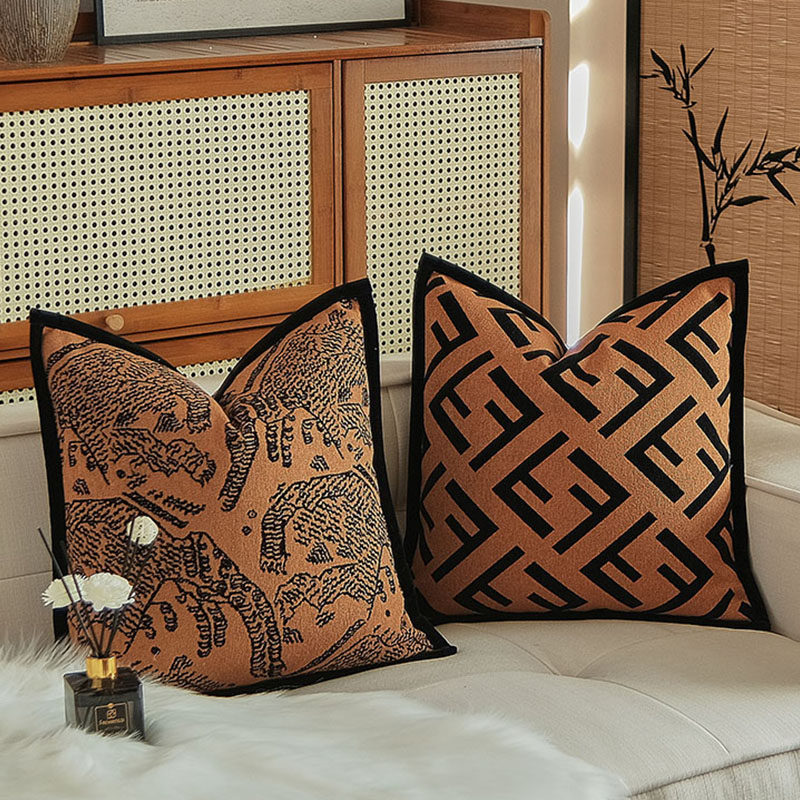 中古风客厅沙发抱枕靠垫