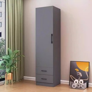 单门双门衣柜卧室家用欧式小户型儿童实木生态板收纳储物柜简易