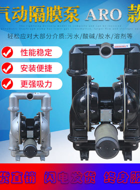 ARO3寸不锈钢气动隔膜泵66632A-344-C 66632A-366-C 66632B-366-C