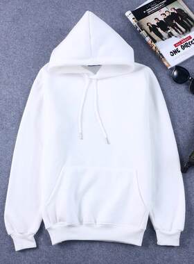 套头连帽卫衣男女糖果纯色