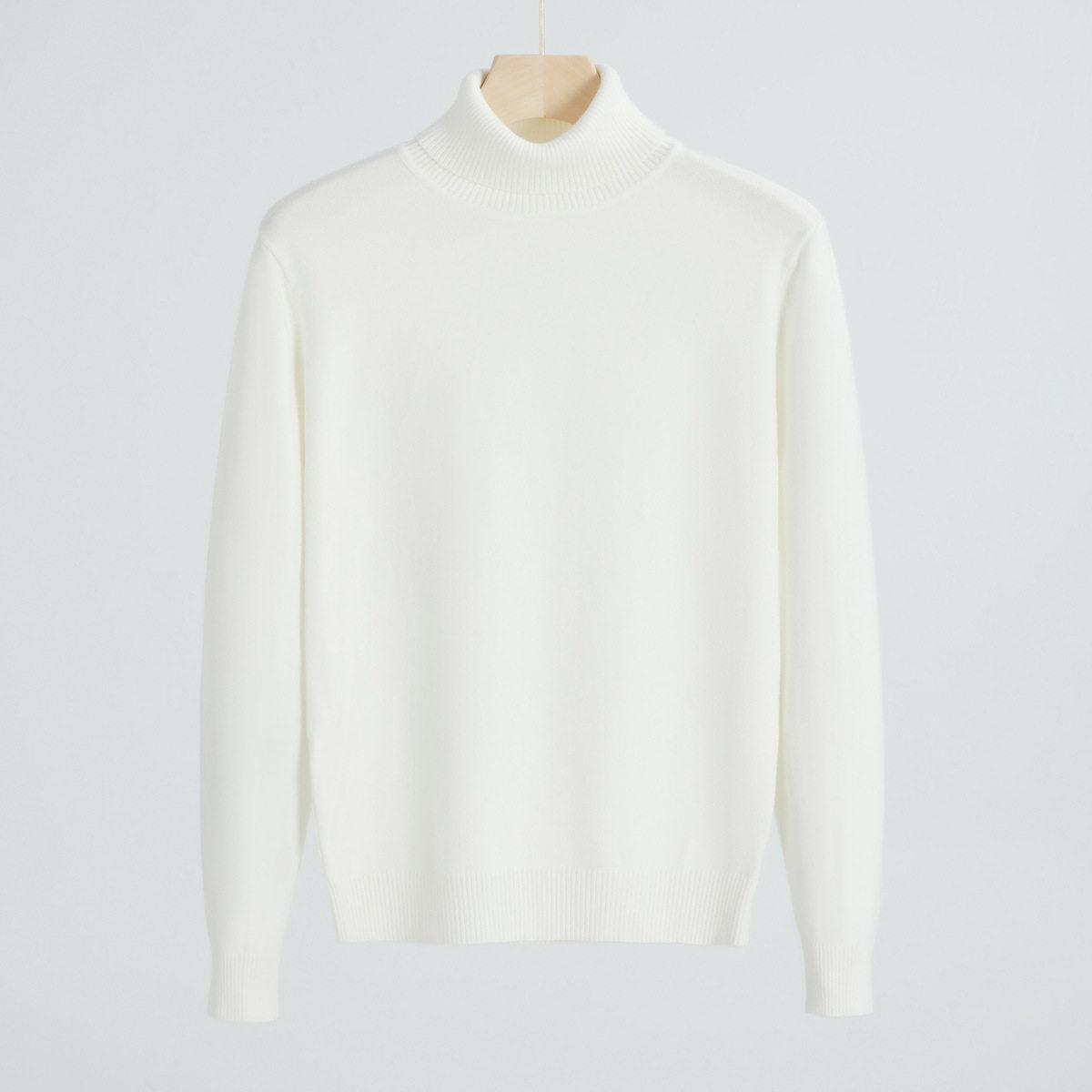 秋冬季高领毛衣男宽松百