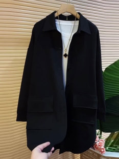 新款 休闲时尚 大码 宽松显瘦胖MM韩版 百搭外套 女装 胖妹妹2023春季