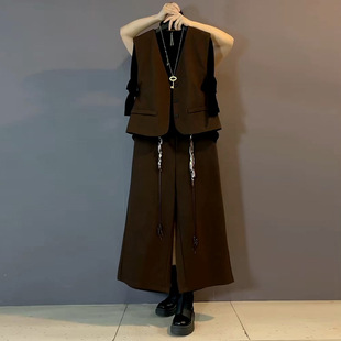 女装 欧货气质西装 简约三件套胖妹妹大码 子打底衫 潮 马甲编织腰带裤