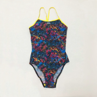 外单英单SLA女士吊带式 竞速连体泳衣专业运动竞技训练温泉游泳装