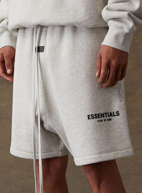 Tuoko夏季短裤Essentials 22SS复线美式潮牌第八季植绒短裤男女