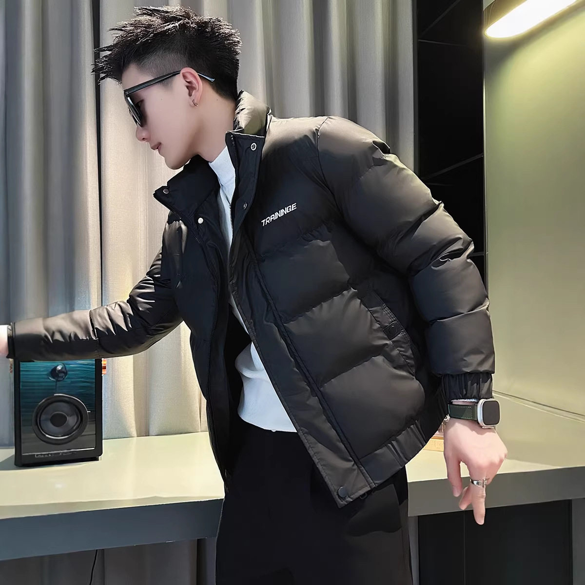 Tuoko秋冬款羽绒服男装休闲潮流棉衣2025新款爆款高端短款棉服