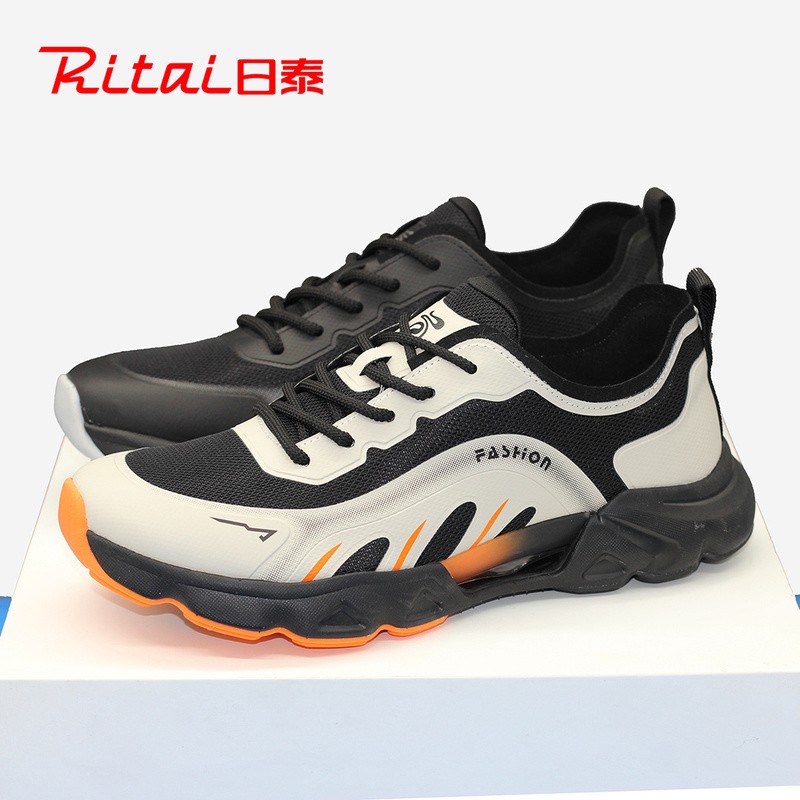 日泰男鞋2025夏季新款潮流百搭网面透气跑步鞋男士户外运动休闲鞋