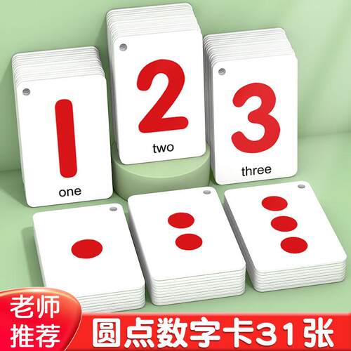 【标准字体】数字圆点卡