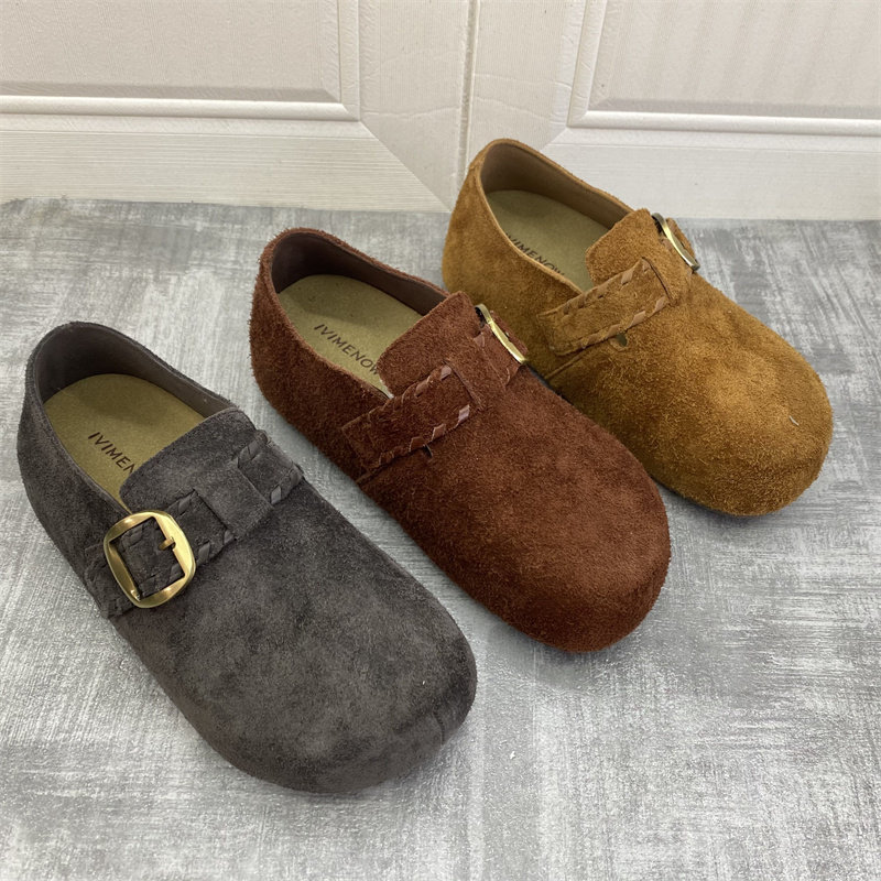 断码处理真皮女鞋2026春季新款内增高深口低帮复古不可控性女单鞋,女鞋,勃肯鞋/软木鞋,淘宝优惠券,粉丝福利购,淘宝优惠卷