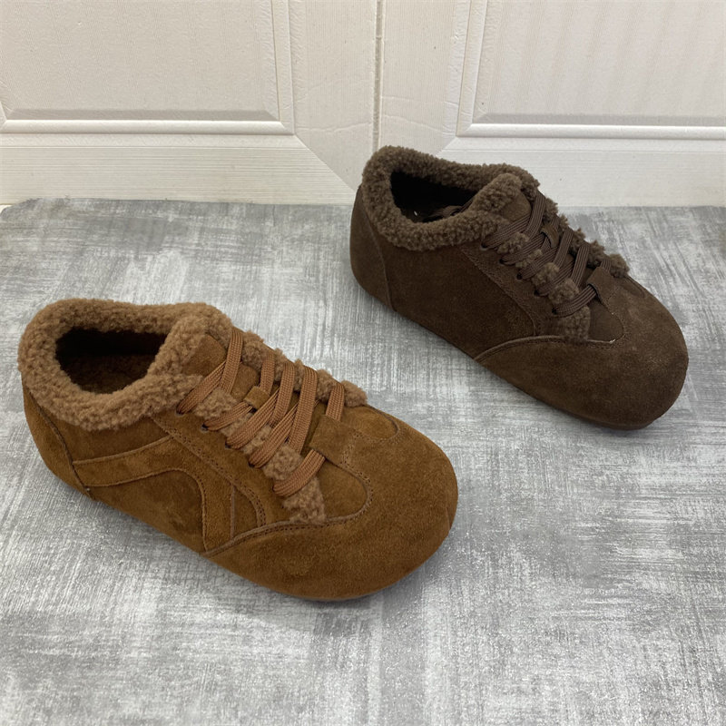 厂家断码处理2025冬季新款真皮女鞋内增高加绒保暖德训鞋女棉鞋,女鞋,勃肯鞋/软木鞋,淘宝优惠券,粉丝福利购,淘宝优惠卷