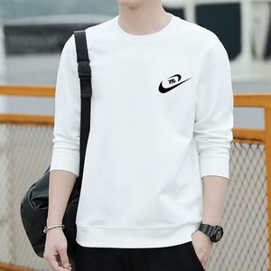 圆领卫衣男士潮牌ins长袖衫秋冬打底套头大码上衣服宽松百搭图片