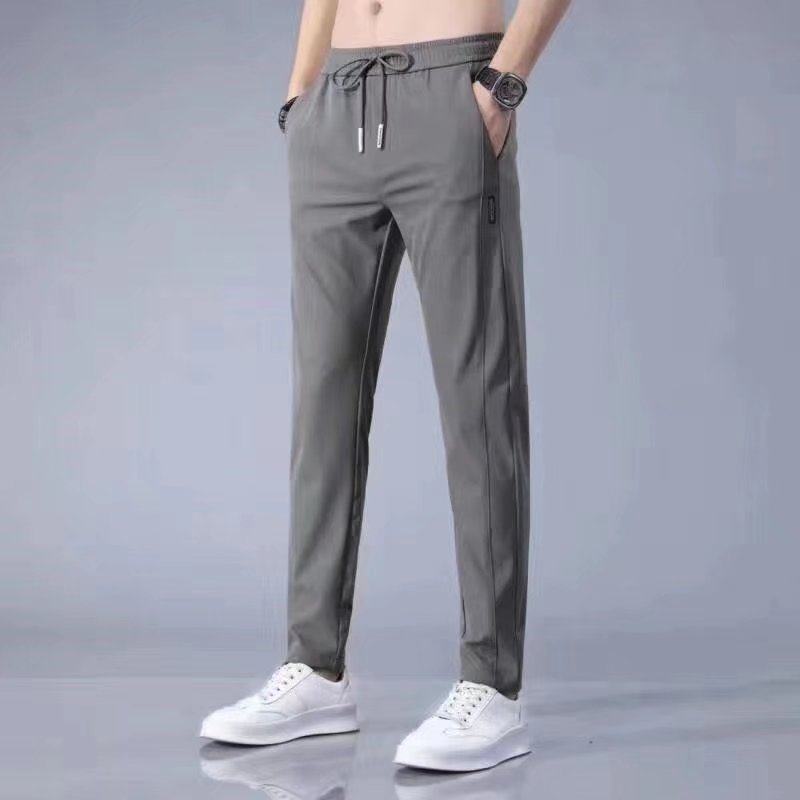 运动裤男直筒宽松潮流百搭男裤2024夏季超薄款夏装休闲长裤子,男装休闲裤,星座1712-2