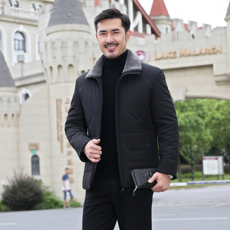 棉服男冬季加厚新款2020中老年休闲棉袄保暖加厚防风棉衣男士外套,男装棉衣,星座1712
