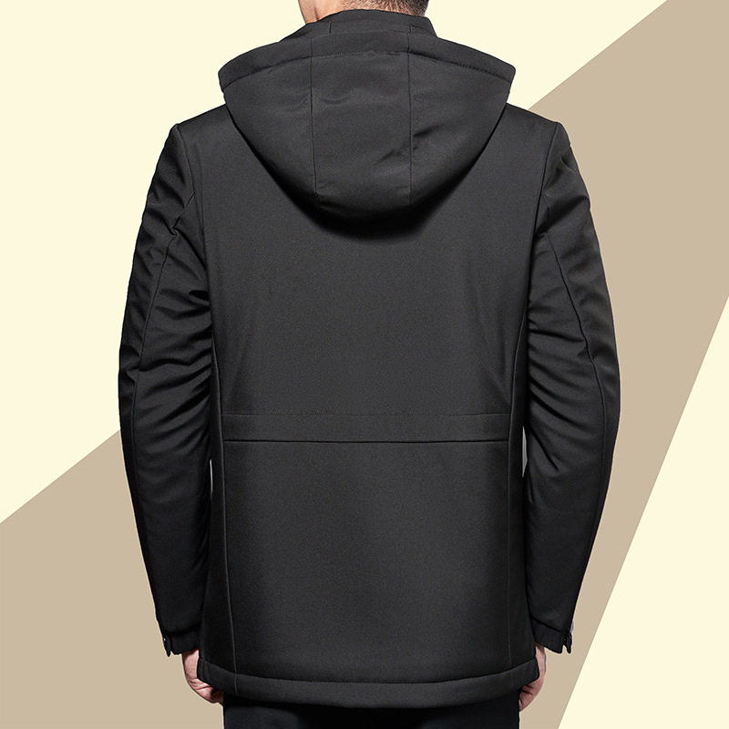 爸爸棉衣中年冬季外套男士羽绒棉服冬装中老年人加厚连帽棉袄男装,男装棉衣,星座1712-2