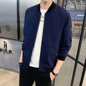 2022夹克男秋季外套潮流休闲男装中青年时尚韩版男士上衣图片