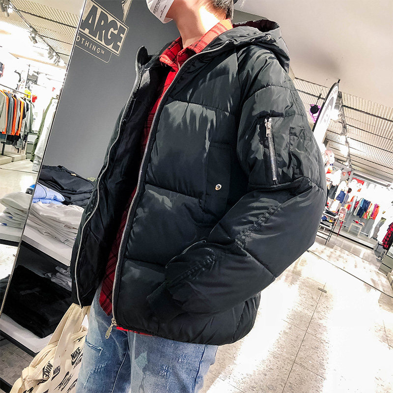 冬季外套男士韩版潮流帅气棉服加厚宽松面包服港风bf情侣棉衣,男装棉衣,星座1712