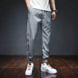 2022潮牌裤男士夏季薄款宽松韩版潮流束脚运动速干百搭休闲九分裤，男装休闲裤，星座1712-2