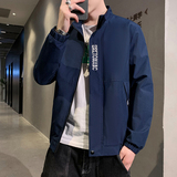男士外套春秋季2021新款韩版潮流秋装上衣立领休闲男装，男装夹克，星座1712