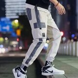 休闲裤男2024新款百搭运动裤子版潮流九韩分裤青年学生宽松束脚裤，男装休闲裤，星座1712-2