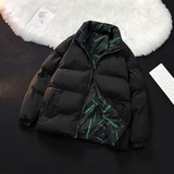 2024冬季情侣立领双面穿潮牌防风保暖面包服高品质时尚青，男装棉衣，星座1712-2