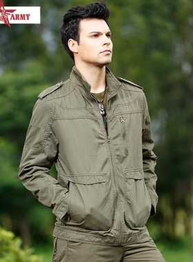 自由战士秋冬情侣款户外休闲夹克 军迷男装夹克短外套 MS-623