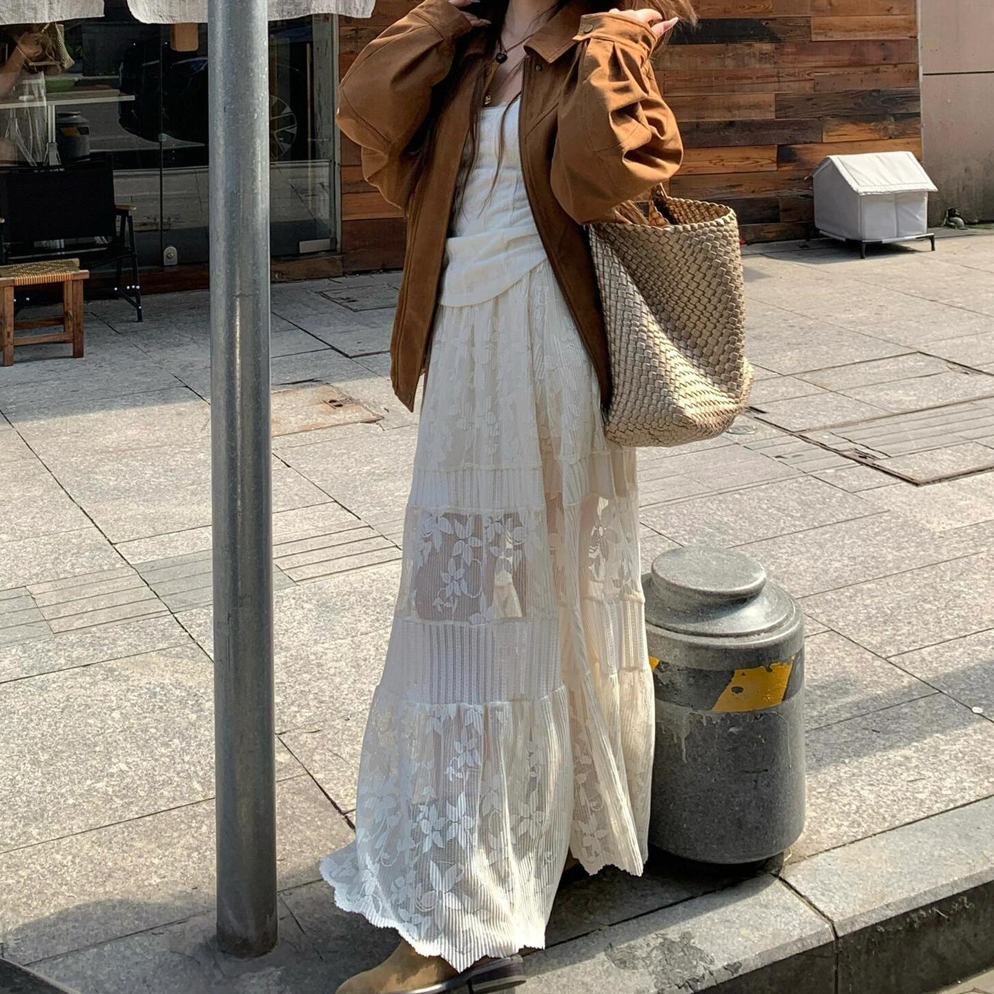 长裙蛋糕裙A字蕾丝半身裙