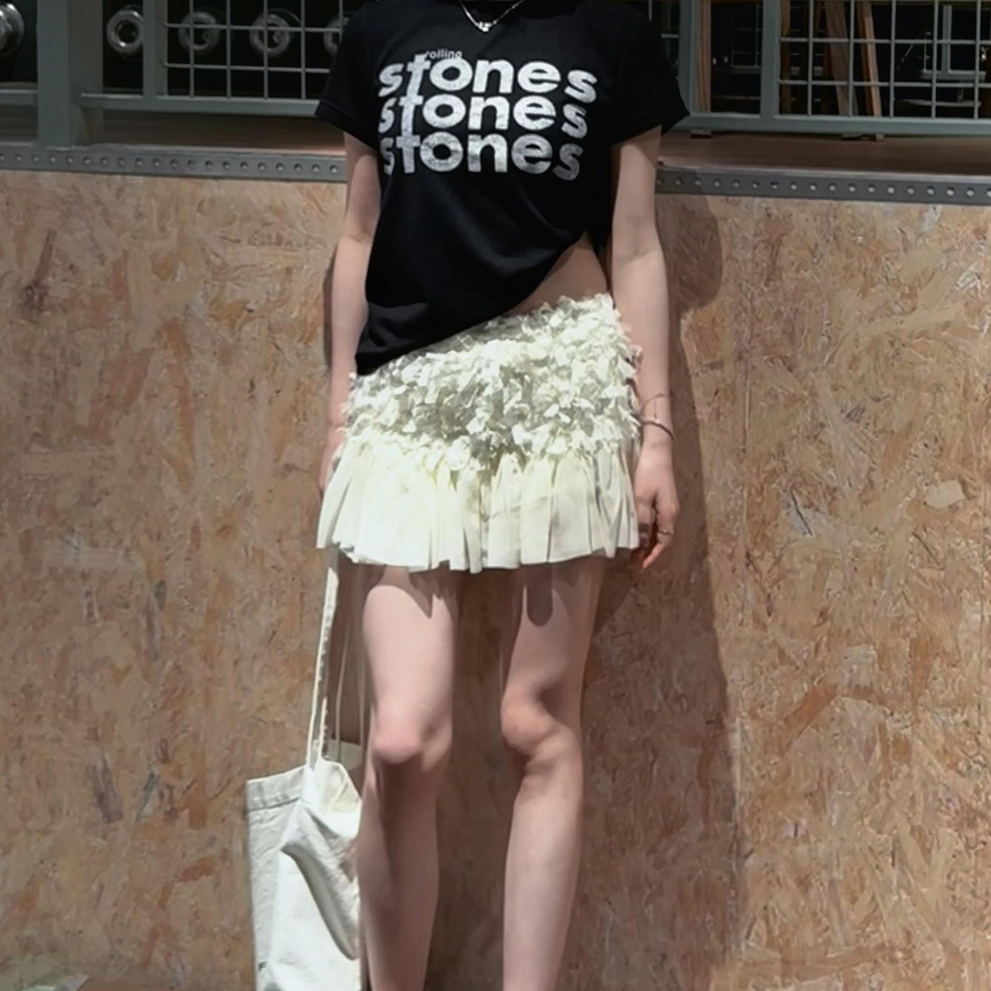 白色荷叶边网纱半身裙女2026年夏季雪纺流苏减龄显瘦甜美蓬蓬短裙