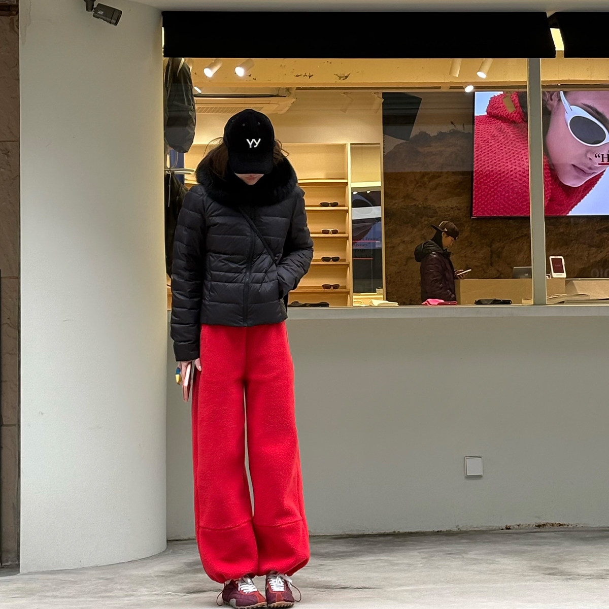 林肉肉【摇粒绒休闲长裤】新年毛绒直筒裤女秋冬款百搭抽绳束脚裤,女装/女士精品,休闲裤,淘宝优惠券,粉丝福利购,淘宝优惠卷