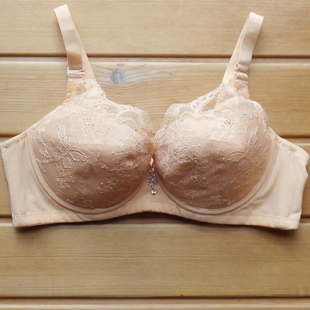 软钢圈小胸聚拢防下垂上托调整型文胸 薄款全棉内衣女B C杯双排扣