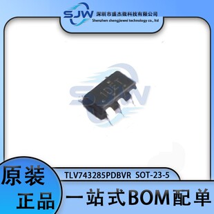 TLV743285PDBVR 丝印1DET 封装SOT-23-5 线性稳压器 集成电路IC