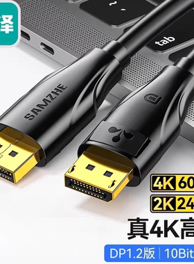 山泽DP线1.2版 4K高清2K240/165Hz电脑显示器电竞连接线1米 DD-10