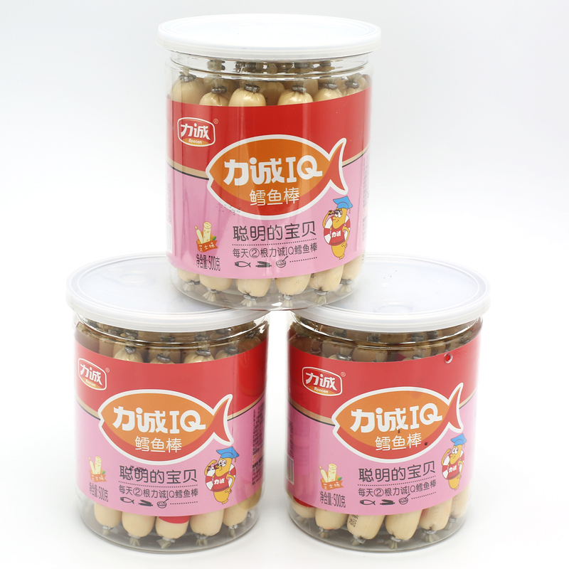 力诚鳕鱼肠休闲零食儿童即食原味