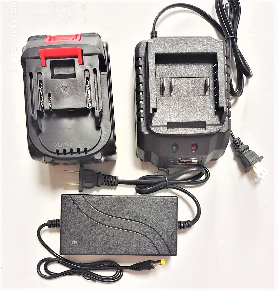 海德威 20V 石力21V无刷电动冲击扳手风炮角磨机电锯锂电池充电器