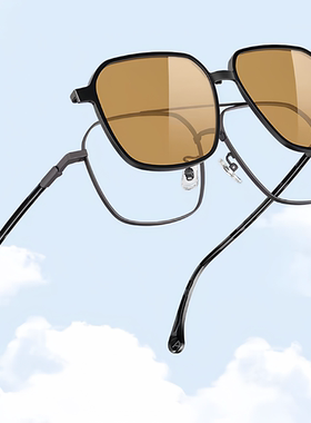 派丽蒙磁吸近视墨镜眼镜女太阳镜近视套镜偏光男士开车配镜96016