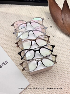 ROMEO 罗密欧超轻钛男女全框可配近视镜片Z·H钛系列 型号R60316