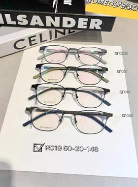 ROMEO罗密欧运动钛R019新款配近视眼镜框钛架R022度数男女镜片039